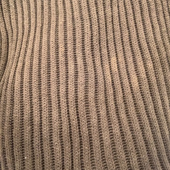 7115 by Szeki Heavy Ribbed Turtleneck, Olive, XS - Picture 6 of 6